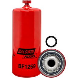 [BF1259] Fuel/Water Separator Spin-on with Drain - فلتر بالدوين 